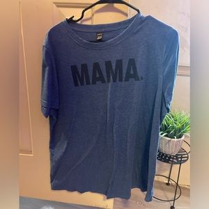 SHEIN blue mama tee